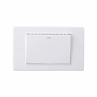 118-Type-White-Fire-Resistant-PC-American-Standard-1-Gang-Wall-Switch American Standard Wall Switch