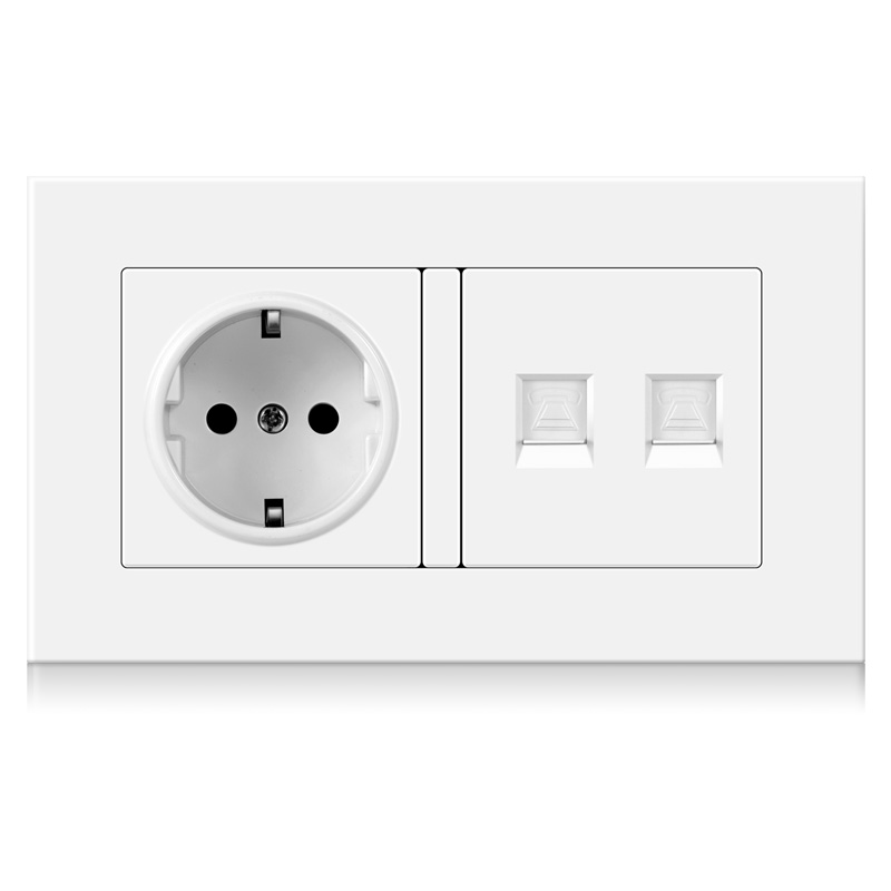 Main-05-1 2 RJ-45 network outlet