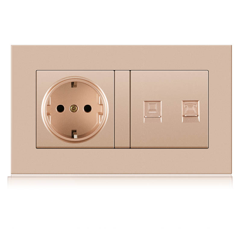 Main-06 2 RJ-45 network outlet