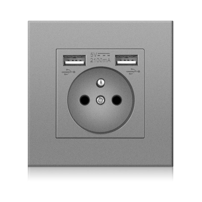 主图-04-4 dual USB outlet socket