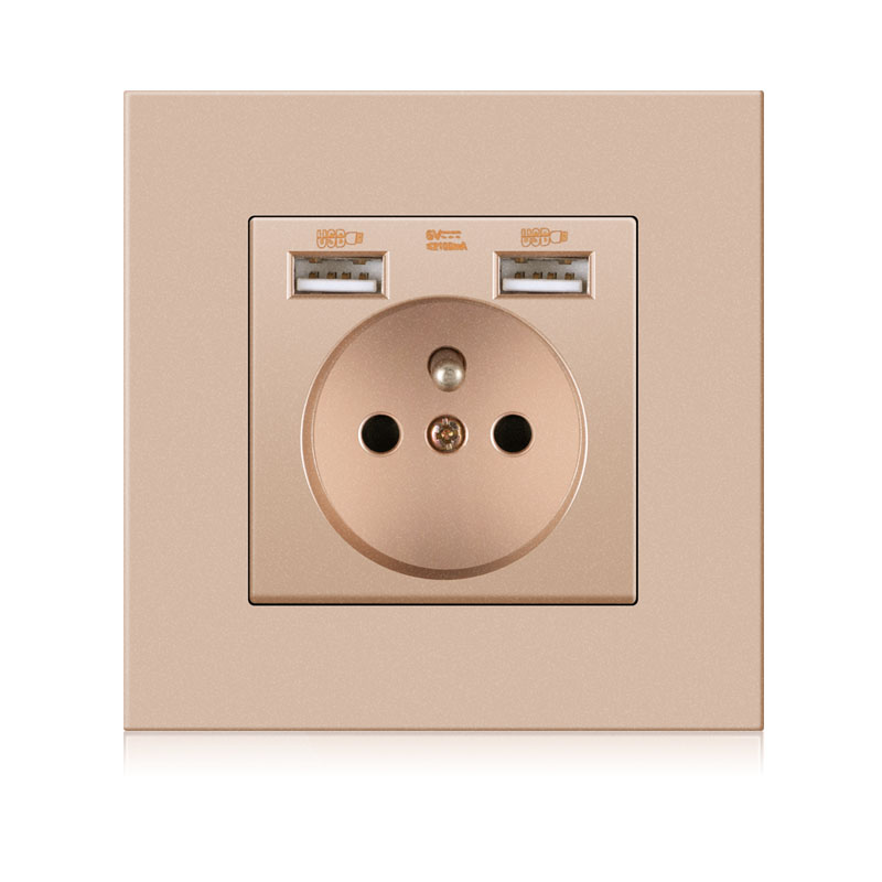 主图-05-4 dual USB outlet socket