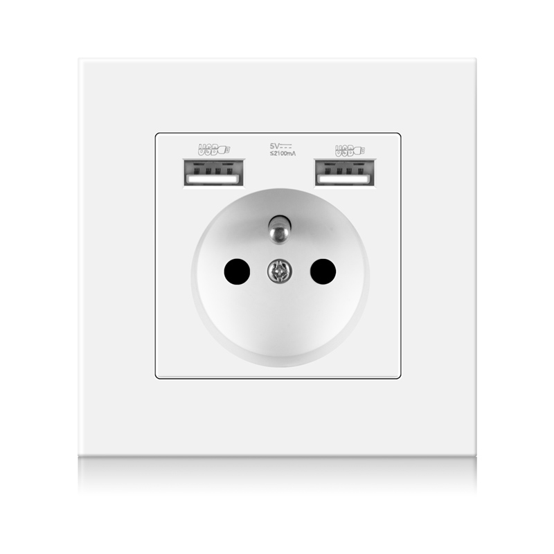 主图-06-4 dual USB outlet socket