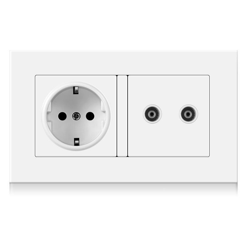 Main-02-4 wall switch plus 2 TV interfaces