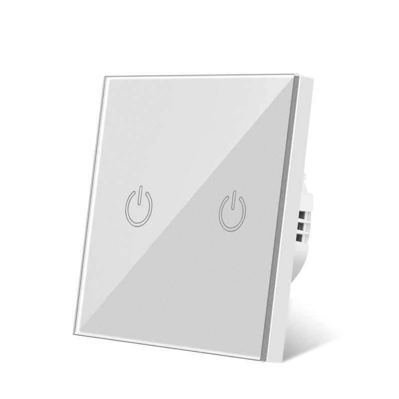 Main-03-1 Tempered glass 2 GANG touch switch