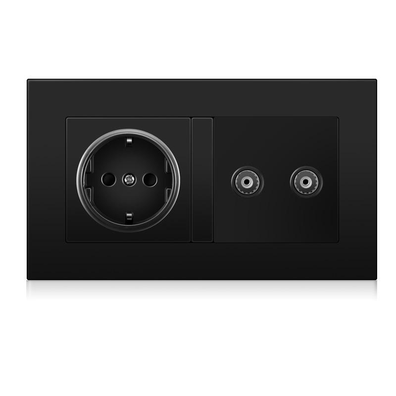 Main-03-6 wall switch plus 2 TV interfaces