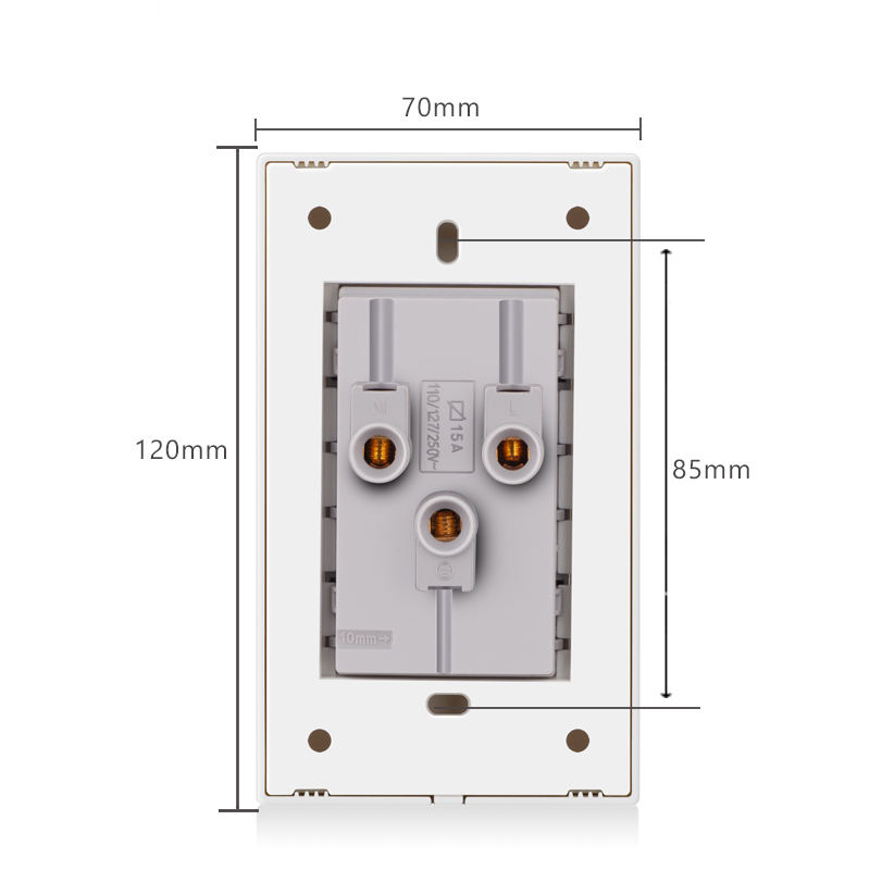 Main-04-2 wall electric 3 pin plug multi socket