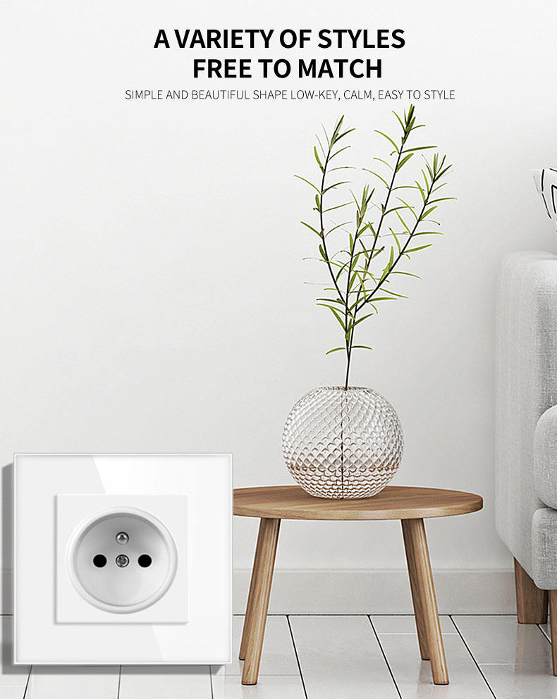 Main-04 250V 16A French wall power socket