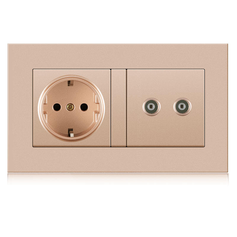 Main-05-6 wall switch plus 2 TV interfaces
