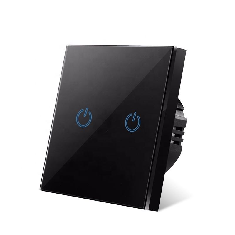 Main-06-1 Tempered glass 2 GANG touch switch