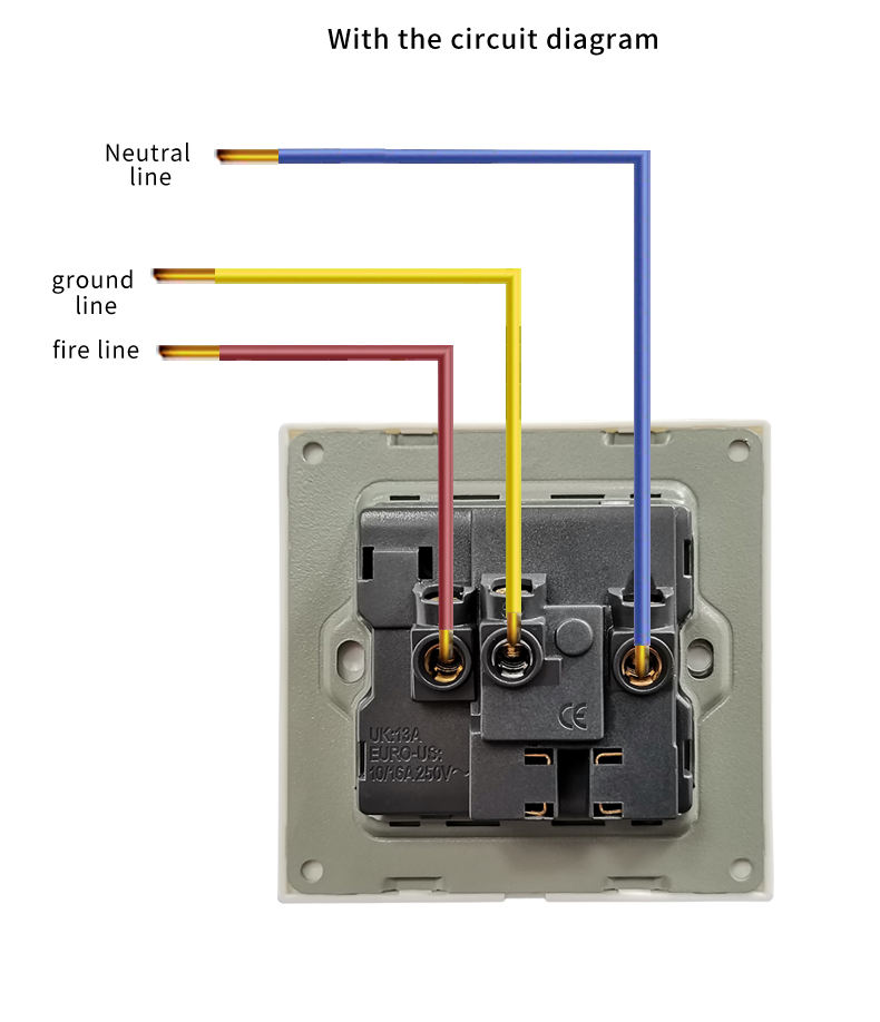 Main-06-5 five hole power socket with one switch