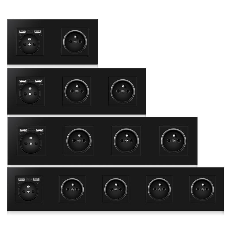 Main-06 Wall socket with 4 USB sockets