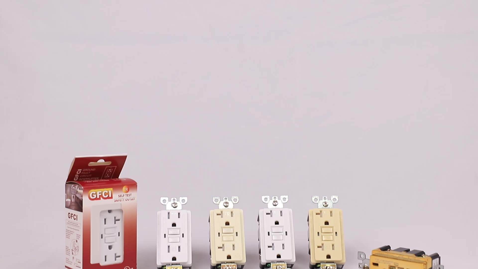 Main-01-3 American sockets GFCI receptacle