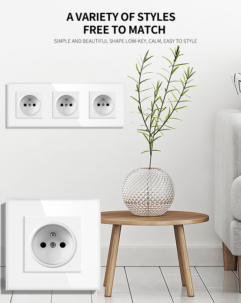 Main-05-4 3 gang wall french socket