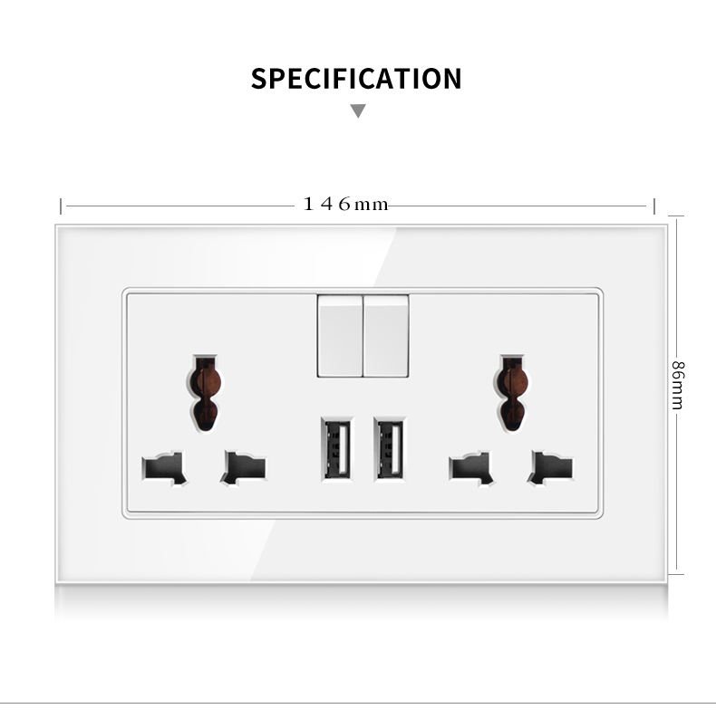 Main-05 Switch and double USB interface