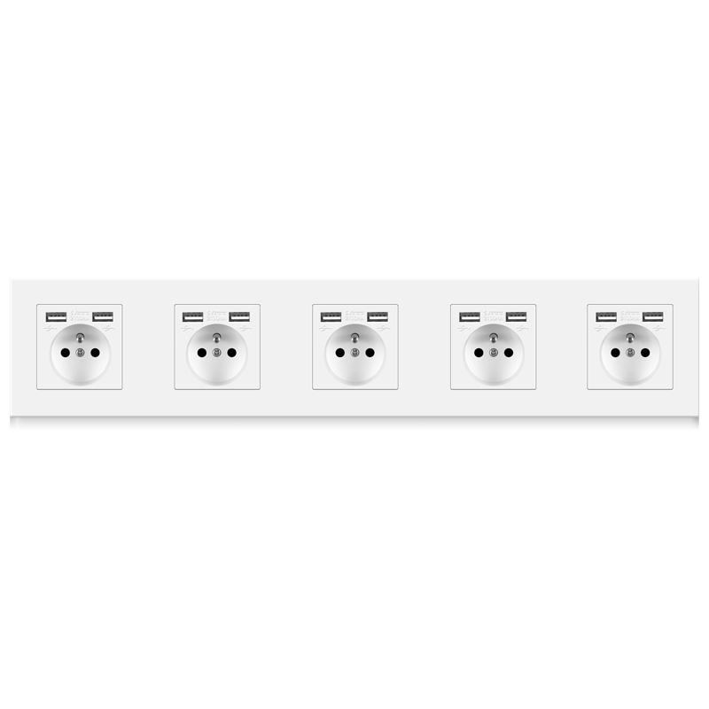 Main-04-1 socket outlet with 10 USB charging ports