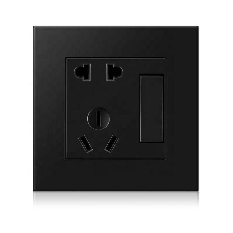 Main-04-4 wall socket with 1 gang switch