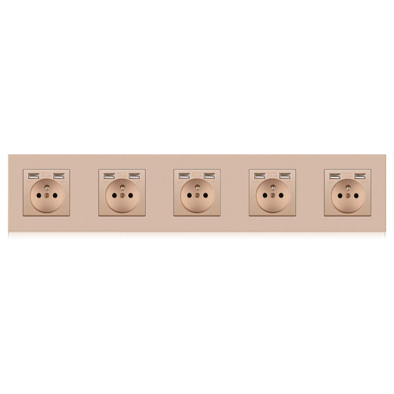 Main-06-1 socket outlet with 10 USB charging ports