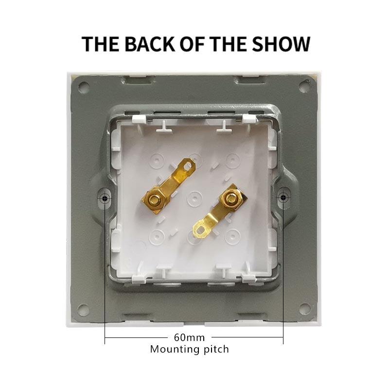 Main-07-1 International universal 2-hole audio socket